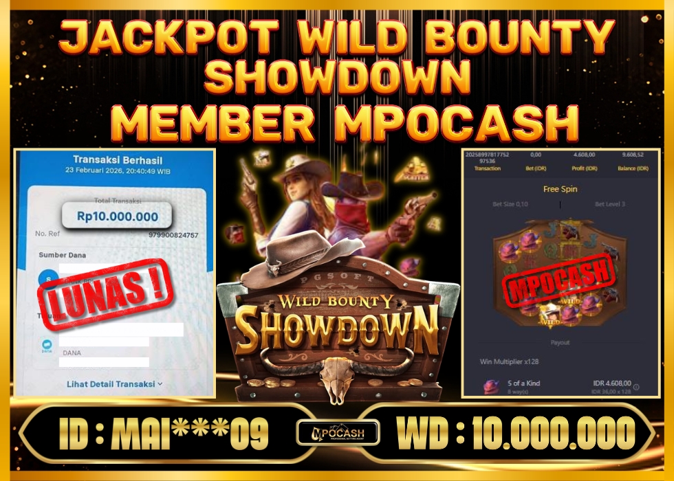 MPOCASH JACKPOT WILD BOUNTY SHOWDOWN